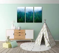 ❤ get the best redwood forest wallpaper on wallpaperset. Gisas Enall Home Decoration Paintings 3 Panel Mist In Redwood Forest Forest In Fogs And Pictures Wall Art Framework Canvas Prints Artwork For Living Room Ready To Hang Framed Decorative Buy Online