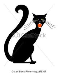 Black And White Kitty Clipart Stock Illustrations Of Black Hissing Cat Black Cat Illustration Isolated On White Csp2275307 Search Eps Black Cat Illustration Cat Illustration Cat Stock