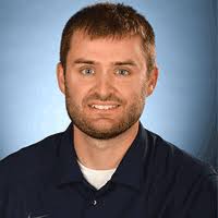 Studio Jay Fret Shower Curtain in Grey Blue