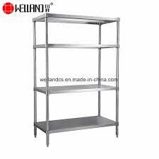 Great thing to use for drying dishes and other organizational purposes in the kitchen. China Commercial Industrial Inox Kitchen Storage Shelf 4 Tier 304 Stainless Steel Kitchen Rack China Stainless Steel Kitchen Rack And Commercial Stainless Steel Kitchen Rack Price