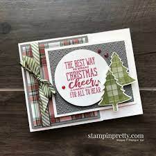 Create This Card Using The Christmas Means More Stamp Set By Stampin Up Card By Mary Fish Stampin Christmas Card Design Simple Holiday Cards Embossed Cards