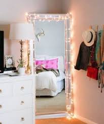 23 Ideas For Bedroom Mirror Decoration Fairy Lights Diy Room Decor For Teens Bedroom Mirror Diy Home Decor Bedroom