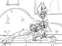 Riplae On Twitter Hangover Naps And Time With The Bae Hazbinhotel Fanart Art Hotel Art Vivziepop Hazbin Hotel Hotel Trivago