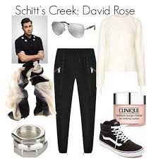 Schitt S Creek David Rose By Alexandra Mccreary On Polyvore Featuring Versus Clinique Michael Kors 3 1 Phillip Lim David Rose Rose Fashion Rose Costume