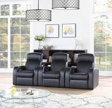 Please enter your email address below to create account. Cyrus 3 Seat Leather Theater Seating Set