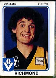 1981 Scanlens VFL Football Stephen Mount trade card