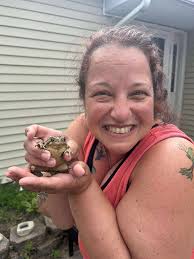 We love visitors at daycare... especially ones we can learn about.. Our  prince toad came to visit today!!