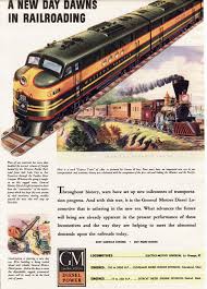 Gm Diesel Power 1943 Western Pacific Railroad Train Train Posters Vintage Train