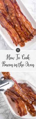 Cooking Bacon In The Oven Is The Best Way To Make A Large Batch Of Crispy Perfectly Cooked Bacon It Also Prevent Cooking Bacon Recipes Best Breakfast Recipes