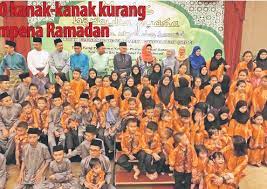 Aturcara kesihatan • tarikh : Sedc Rai Lebih 200 Kanak Kanak Kurang Bernasib Baik Sempena Ramadan Pressreader