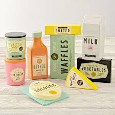 Shop Fridge Play Food Play Food Has Never Looked This Good But Please Don 39 T Eat It With Nine Different W Kids Play Kitchen Play Food Wooden Play Food