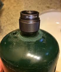 Also, some tanks aren't made. Attached To Coleman 1lb Propane Tank