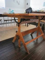 Vintage Drafting Table Turned Dining Table Dream Book Design Vintage Drafting Table Drafting Table Wood Drafting Table