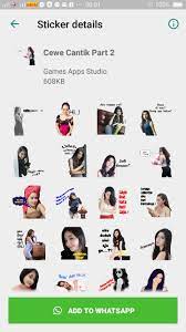 Selaras dress rp 750.000 tambah ke keranjang; Sticker Cewek Cantik Wastickerapps For Android Apk Download