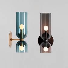 In this gorgeous green and brown bedroom from interior designer tobi fairley, a stunning chandelier and two small bedside wall sconces set the lighting scene. Wall Fixtures Led Modern Wall Light Wall Sconce Lighting Lamp Fixture Bedroom Bedside Light Home Garden