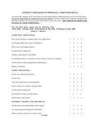Skills checklist students will demonstrate proficiency with rbook workshop skills when they reach these benchmarks. Student Tech Skills Checklist