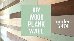 This will give you an idea of how many planks you will need to use for this project. How To Install Wood Plank Wall Under 40 Youtube