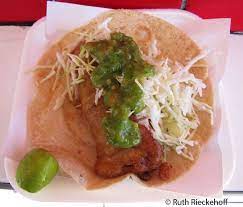 It is primarily used for fish tacos and carne asada tacos. Eating Fish Tacos In Ensenada Tanama Tales
