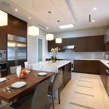 200 modern kitchens and 25 new contemporary kitchen designs. Kitchen Island Attached Table Houzz