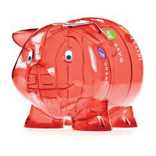 5 out of 5 stars. Piggy Bank With 4 Chambers Xxl Transparent Goal Stickers