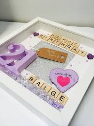 21st Birthday Presents For Him Uk 21st Birthday Personalised Box Frame Photo Frame Happy Etsy Birthday Frames Happy Birthday Gifts 21st Birthday
