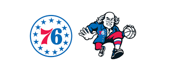 Realgm on twitter 76ers add a dribbling benjamin franklin. Sixers Unveil New Logos Which Aren T Too Different From The Old Logos Phillyvoice