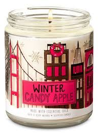 Winter Candy Apple Single Wick Candle Bath And Body Works Bath Candles Bath Body Works Candles Essential Oil Candles