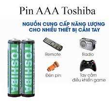 Pin đũa Pin AAA Toshiba cacbon super heavy duty vỉ 2 viên hộp 40 viên |  Shopee Việt Nam