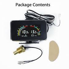 A new development that the temp gauge needle reading was pegged way over on the right hash line. Water Temp Gauge Sensor Overheat Car Digital Display Alarm Auto Meter Suv Lcd Ebay