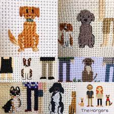 For a small pattern, as long as you have enough fabric it's not really important whether you get your stitching exactly centred. Cross Stitch Dogs Cross Stitch Family Cross Stitch Cross Stitch Art