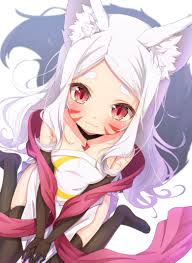 Very Cute Fox Girl Shiro Sewayaki Kitsune No Senko San Anime Fan Art Artist Mato Kechi Anime Chibi Anime Furry Anime