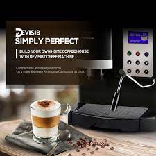 Which coffee machines make americano. Devisib Coffee Machine 3 In 1 Semi Automatic Espresso Maker With Grinder And Milk Steamer For Making Latte Cappuccino Americano Coffee Makers Aliexpress