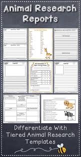 Animal Reports Are Fun Informative Writing Activities For Kids Provide Students In First Grade 2nd Gr Report Writing Writing Templates Informational Writing