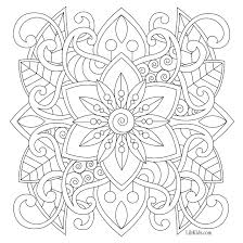 Printable mandala coloring pages from monday mandala Full Page Easy Mandala Coloring Pages Novocom Top