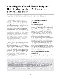 The values for hsv 2 have decreased from 1.78 (2016) to 1.28 igg and 1.47 (2018). Https Www Uspreventiveservicestaskforce Org Home Getfile 1 733 Herpesup Pdf