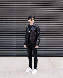 Gucci Biker Jacket Mens Leather Jacket Biker Leather Jacket Leather Jacket Outfit Men