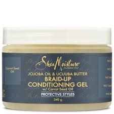 Shea Moisture Jojoba Oil Ucuuba Butter Braid Up Conditioning Gel 340g Lookfantastic