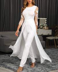 Sheer Mesh Lace Culottes Design Jumpsuit Cheap Fashion Dresses Jumpsuits For Women Lace Jumpsuit