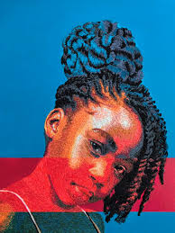 Hand Sewn Thread Painting Portraits: A Unique Art Form