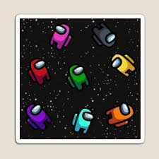 Among Us Crewmates Lost In Space Magnet By Jerickodesign In 2020 Wallpaper Iphone Cute Lost In Space Cartoon Wallpaper