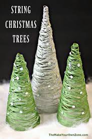 Everyone wants a christmas tree that looks just as fresh as the day you brought it home. How To Make A String Christmas Tree The Make Your Own Zone
