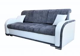 8.562 ergebnisse für grau / weißes sofa. Sofa 3 Sitzer Lindo Mit Schlaffunktion Weiss Grau Kaufen Bei Sylwia Lesniewska Fun Mobel