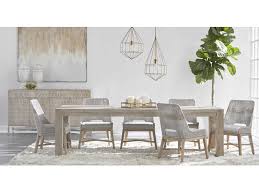 The buttermilk finish exudes casual coastal style, underlined by the shapely x stretchers. Essentials For Living Traditions Casual Dining Room Set Esl6129ngset4