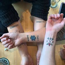 *the size of each tattoo is 2 x 1.5. Diabetic Ink