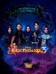 Descendants 3 Poster V1 Fanart By Raayb On Deviantart Disney Channel Descendants Disney Descendants Movie Descendants