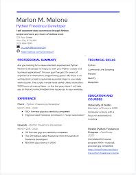 Make sure you have enough free space on your ssd download the intelligent cv app from google on bluestacks. Freelance Developer Resume Template Free Download Gdocs Pdf No Signup Finxter