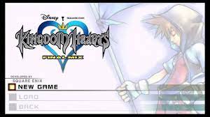 Check out the ending screen, too! Kingdom Hearts 1 Final Mix Title Screen Youtube