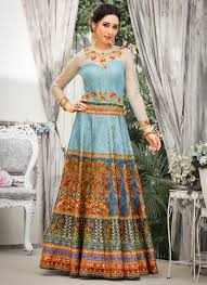 Indian/pakistani bollywood/eid wear party wear long anarkali gown for womens 6103. Buy Sky Blue Digital Printed Anarkali Gown Party Wear Digital Print Printed Dresses And Gown Online Shopping Bgwsjssbsl702