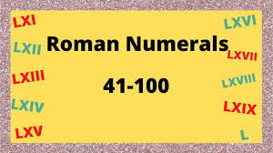 Countdown from 100 seconds (c) to 0! Roman Numerals 41 To 100 I Roman Numbers Part 4 I Youtube