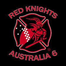 Australie 6 Red Knight Motorcycle Clubs Firefighter